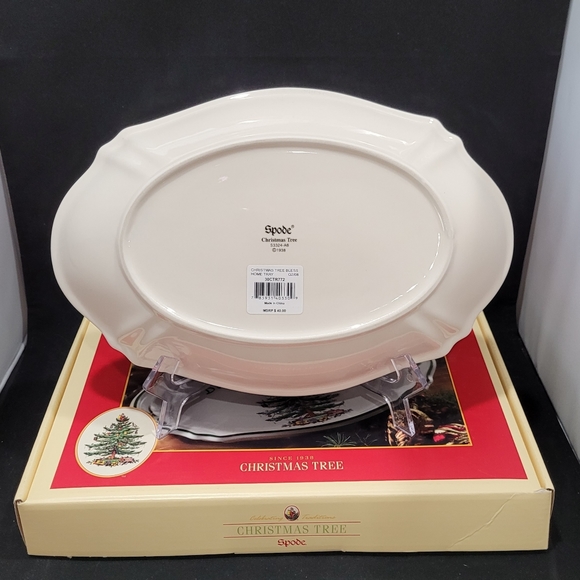 SPODE| Christmas Tree 'Bless This Home' Tray - Picture 2 of 5